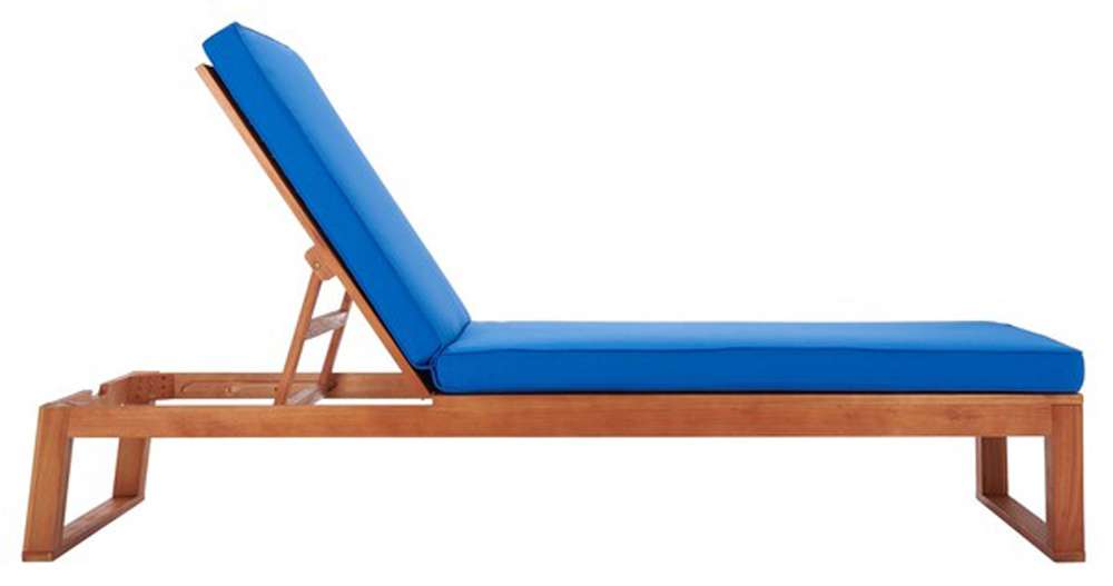 Safavieh - Solano Sunlounger - Natural - Royal Blue - PAT7024K veiw 4