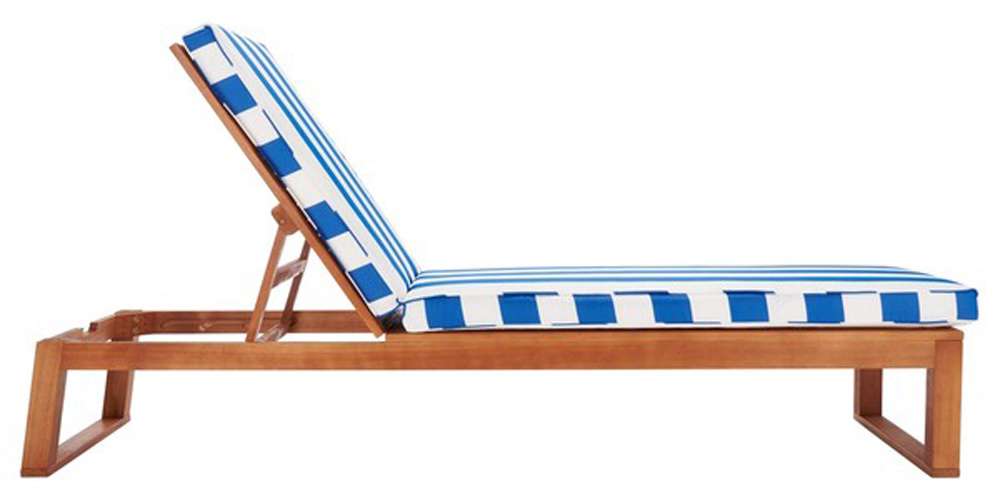 Safavieh - Solano Sunlounger - Natural - Royal Blue Striped - PAT7024J veiw 4
