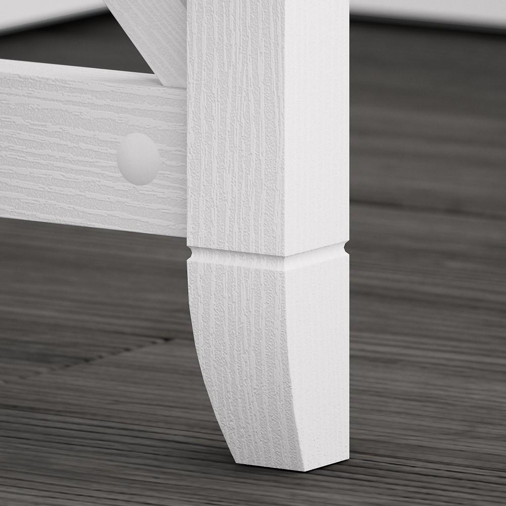 Bush Furniture - Key West 48W Writing Desk in Pure White Oak - KWD148WT-03 veiw 5