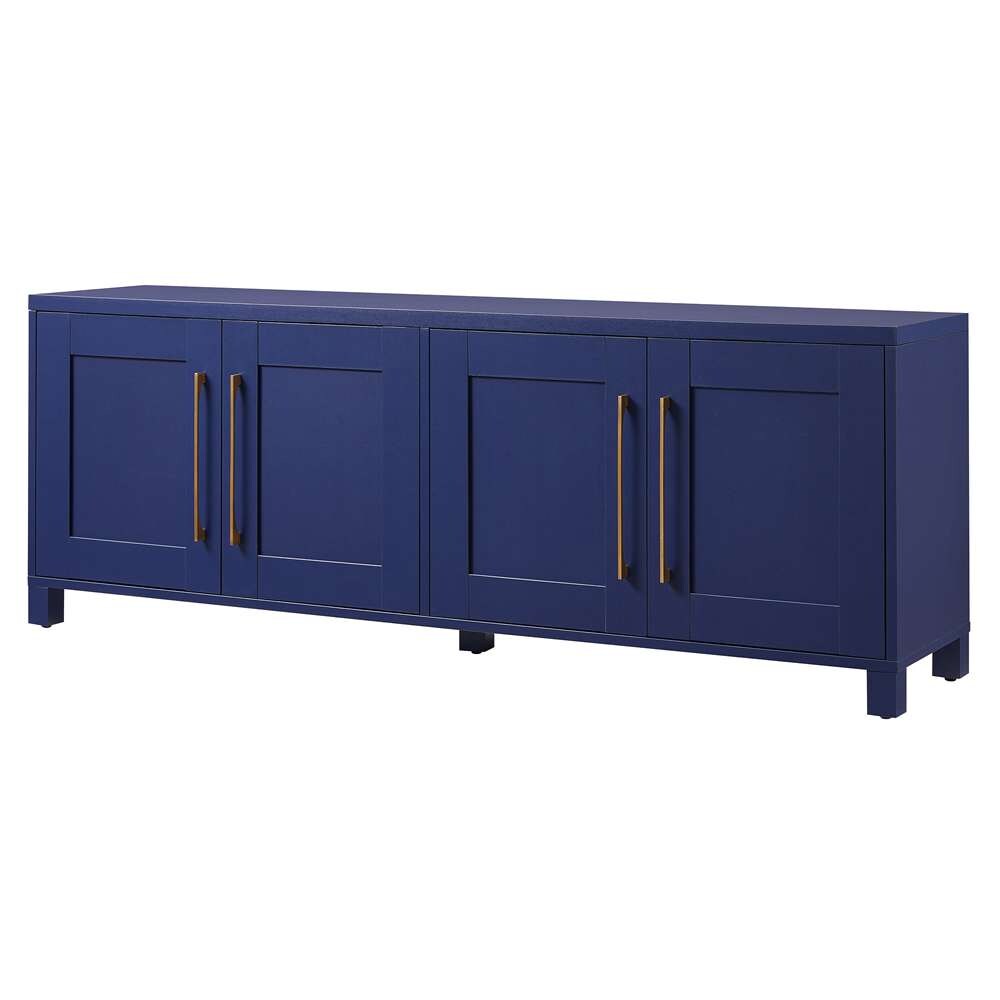 Hudson & Canal - Chabot Rectangular TV Stand for TVs up to 75in in Dark Blue - TV1924 veiw 4