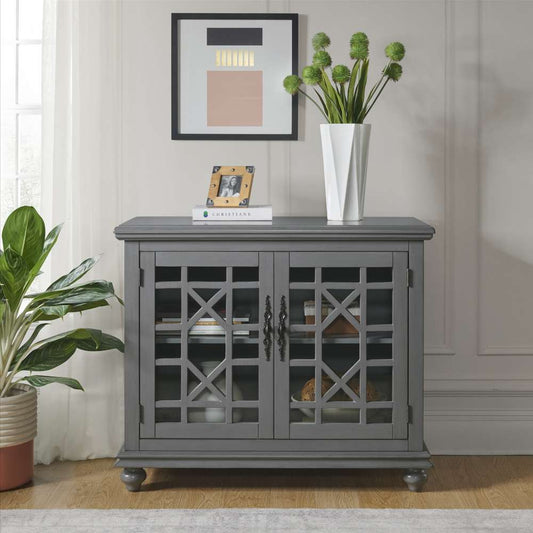 Martin Svensson Home - Elegant Small Spaces TV Stand, Grey - 91038 veiw 2