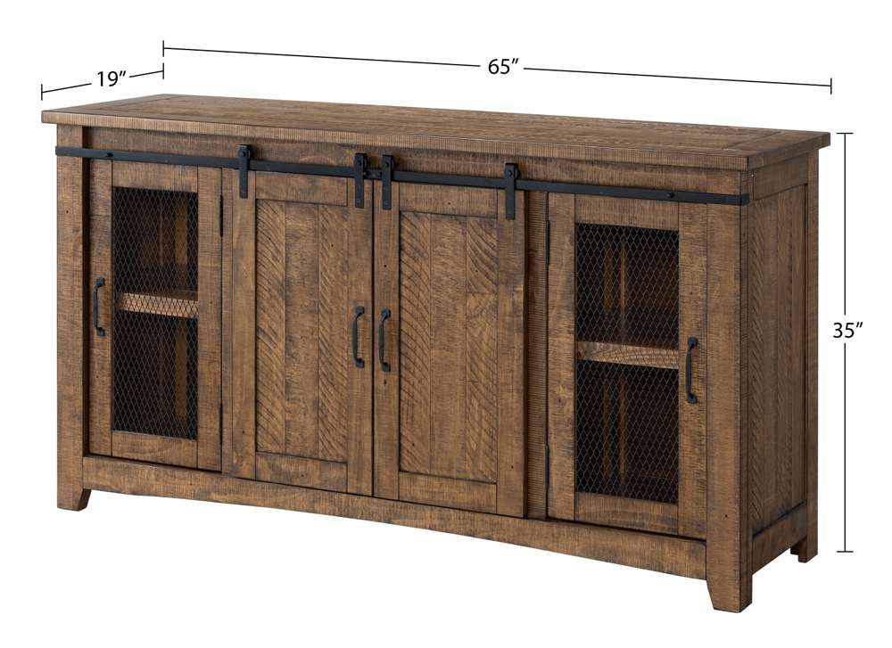 Martin Svensson Home - Rustic Omaha TV Stand, Honey Tobacco - 90907 veiw 8