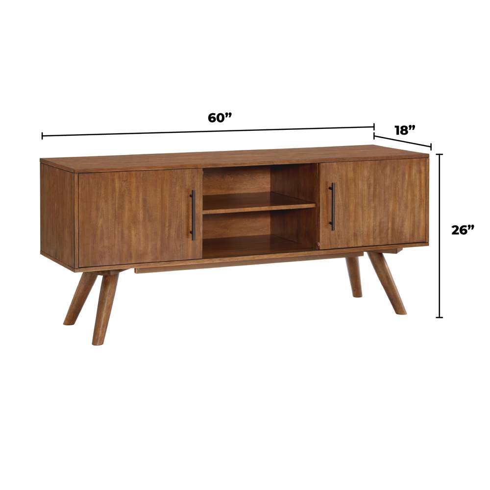 Martin Svensson Home - Rustic Hampton TV Stand, White Stain with Grey Stain Top - 90901 veiw 7