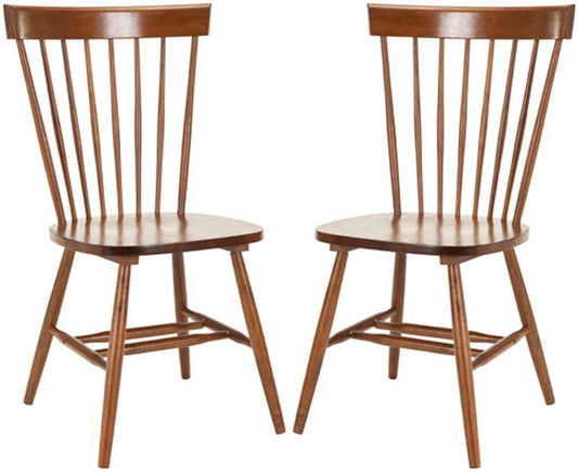 Safavieh - Parker Spindel Side Chair - Dark Oak (Set of 2) - AMH8500C-SET2 veiw 2