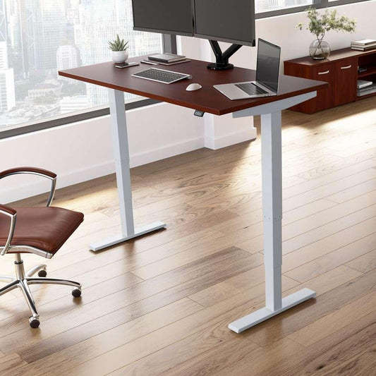 Bush Furniture - Move 40 Series 60Wx30D Electric Height Adjustable Standing Desk in Hansen Cherry - M4S6030HCSK veiw 2