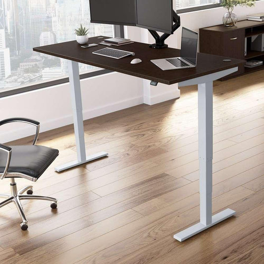 Bush Furniture - Move 40 Series 72Wx30D Electric Height Adjustable Standing Desk in Mocha Cherry - M4S7230MRSK veiw 2