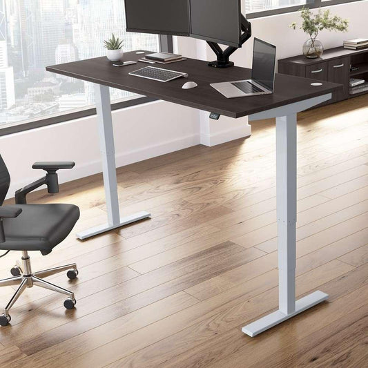 Bush Furniture - Move 40 Series 72Wx30D Electric Height Adjustable Standing Desk in Storm Gray - M4S7230SGSK veiw 2