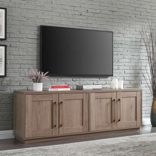 Hudson & Canal - Tillman Rectangular TV Stand for TVs up to 75in Antiqued Gray Oak - TV1637 veiw 2
