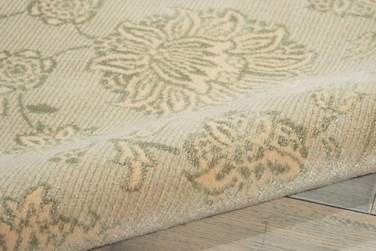 Nourison - Luminance LUM04 Beige and Green 76in x 106in Rug - LUM04-99446194312_CLOSEOUT veiw 2