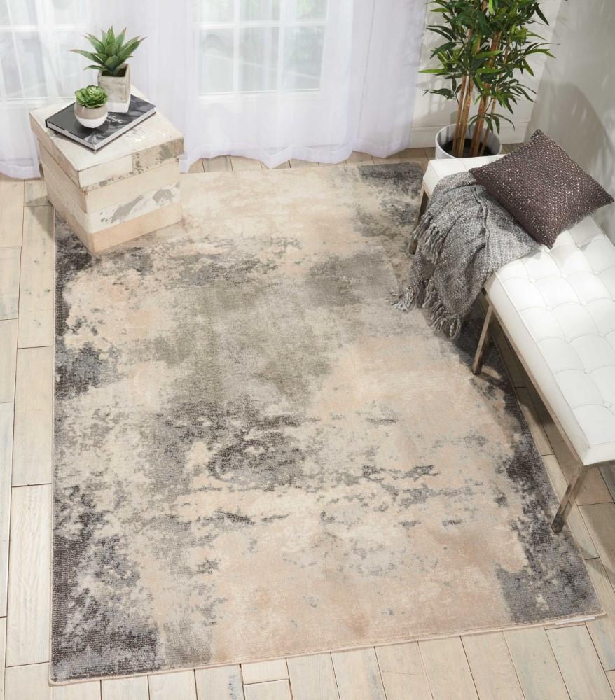 Nourison - Maxell MAE13Ivory/Bone 93in x 129in Oversized Rug - MAE13-99446396600 veiw 2