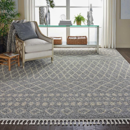 Nourison - Moroccan Shag MRS02 Jute 710in x 106in Oversized Rug - MRS02-99446462367_CLOSEOUT veiw 2