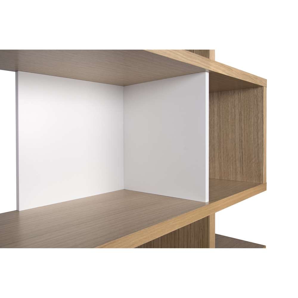 TEMAHOME - London Composition Bookcase in Oak Frame, Pure White Backs - 9500319723 veiw 4
