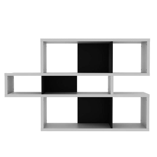 TEMAHOME - London Composition Bookcase in Pure White Frame, Pure Black Backs - 9500314827 veiw 2