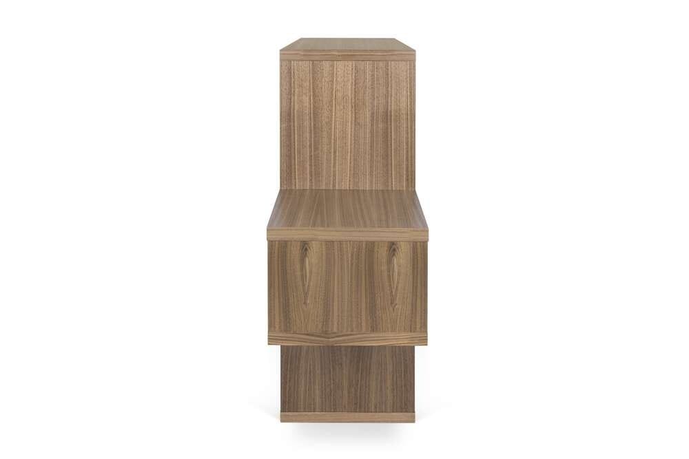 TEMAHOME - London Composition Bookcase in Walnut Frame, Pure White Backs - 9500314834 veiw 5