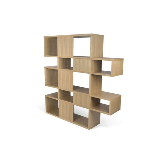 TEMAHOME - London Composition Bookcase in Oak Frame, Oak Backs - 9500319679 veiw 2
