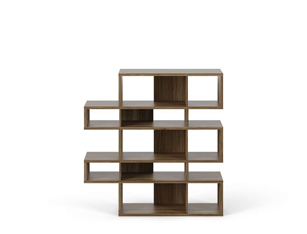 TEMAHOME - London Composition Bookcase in Walnut Frame, Walnut Backs - 9500314940 veiw 1
