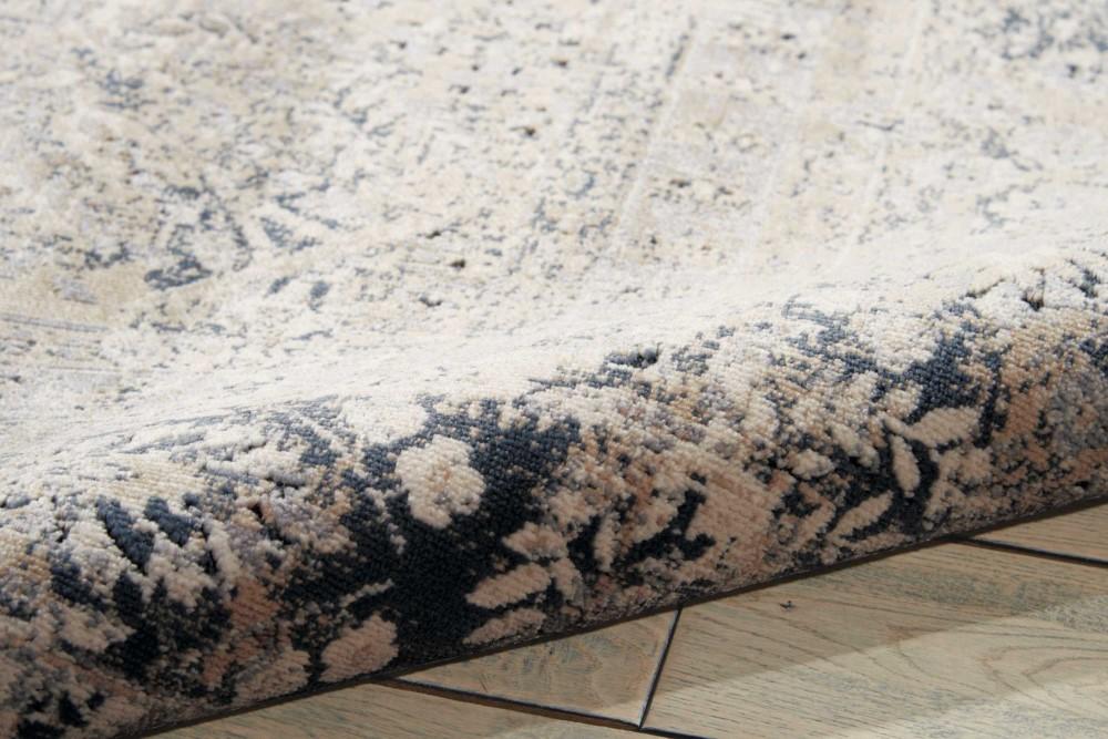 Kathy Ireland Home - Malta MAI01 Blue and Ivory 710in x 1010in Rug - MAI01-99446365675 - CLOSEOUT veiw 2