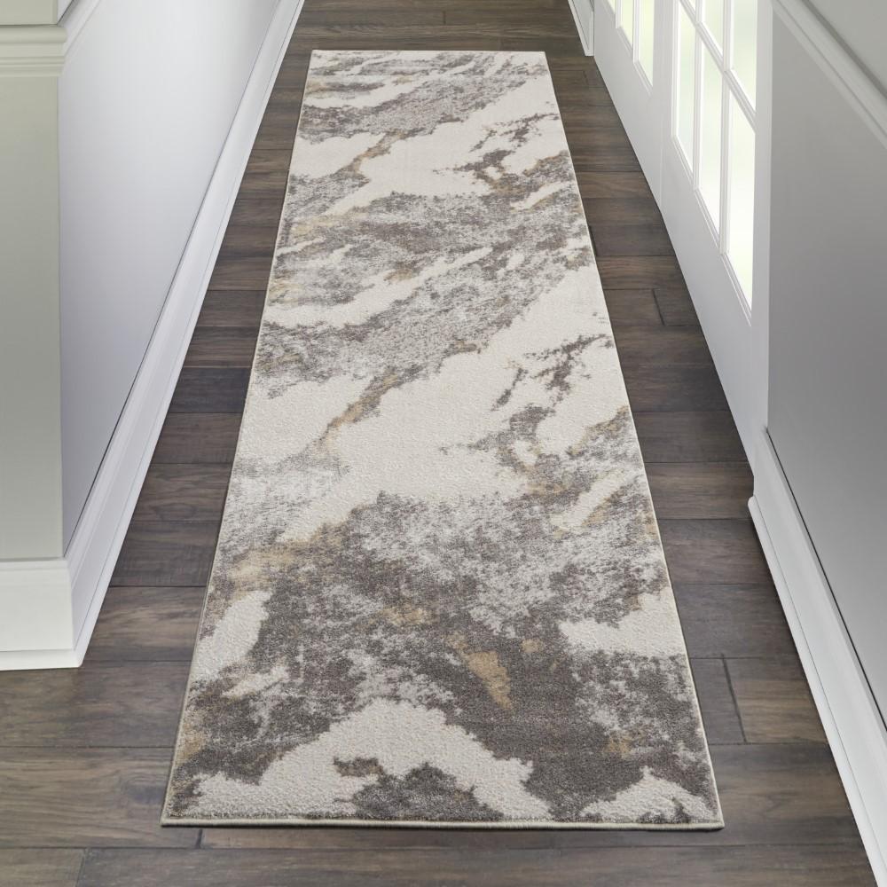 Nourison - Silky Textures 22in x 76in Area Rug - SLY03-99446709943_CLOSEOUT veiw 2