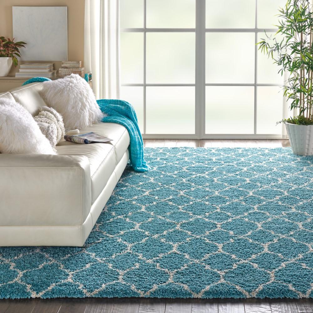 Nourison - Amore AMOR2 Blue 710in x 1010in Rug - AMOR2-99446171931_CLOSEOUT veiw 2