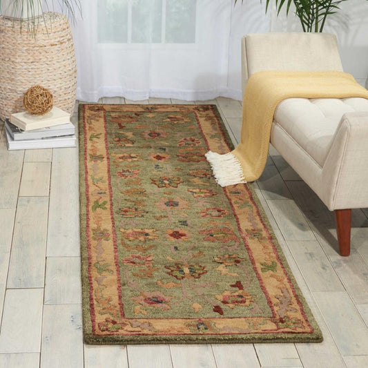 Nourison - Tahoe TA03 Green 23in x 8 Hallway Rug - TA03-99446622976 veiw 2