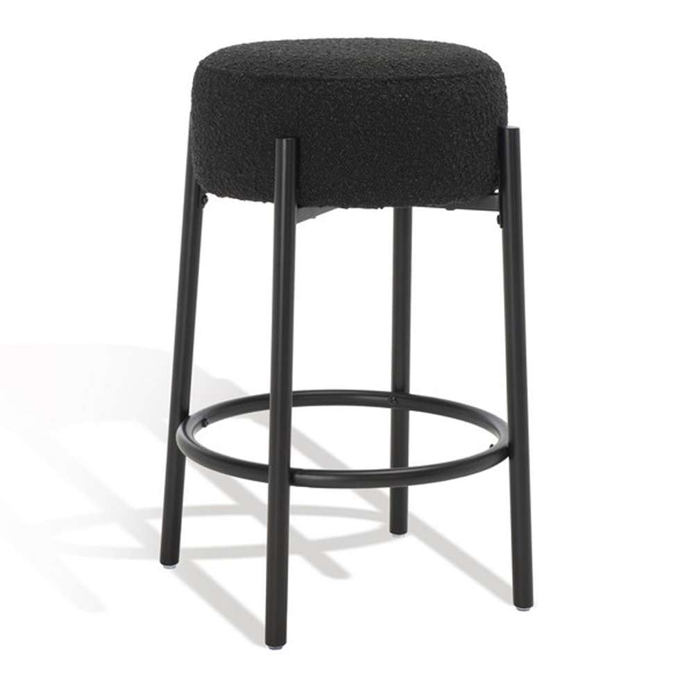 Safavieh - Paisleigh Metal Counter Stool - Black - SFV5032B veiw 3