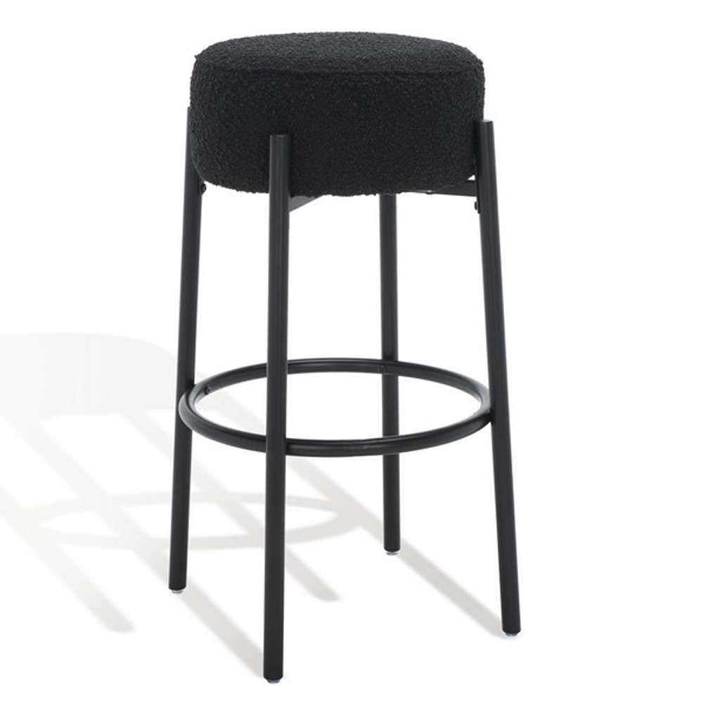 Safavieh - Paisleigh Metal Leg Barstool - Black - SFV5031B veiw 4