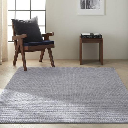 Calvin Klein - Pretoria 56in x 8 Blue Modern Area Rug - CK890-99446737939_CLOSEOUT veiw 2