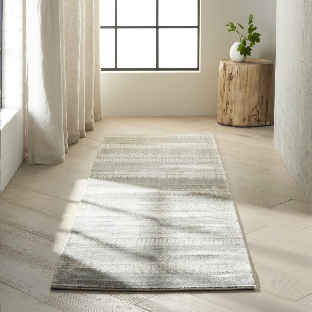 Calvin Klein - Home Maya MAY03 Dolomite 23in x 8 Hallway Rug - MAY03-99446190499_CLOSEOUT veiw 2