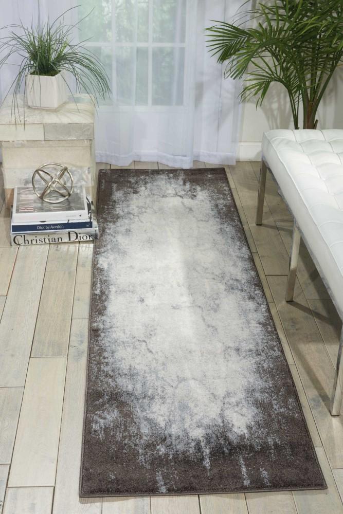Nourison - Maxell MAE01Ivory/Bone 22in x 76in Hallway Rug - MAE01-99446334893 veiw 2