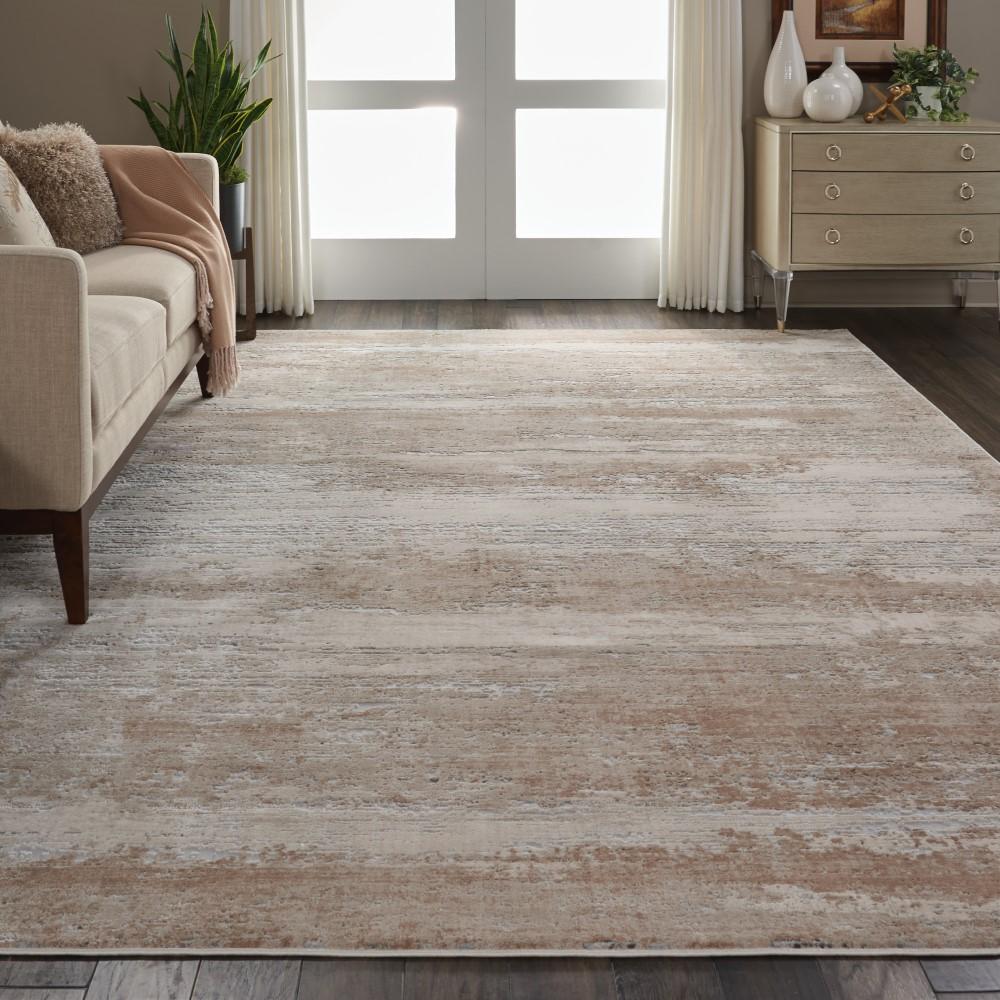 Nourison - Rustic Textures RUS03 Beige 93in x 129in Oversized Rug - RUS03-99446462022 veiw 3