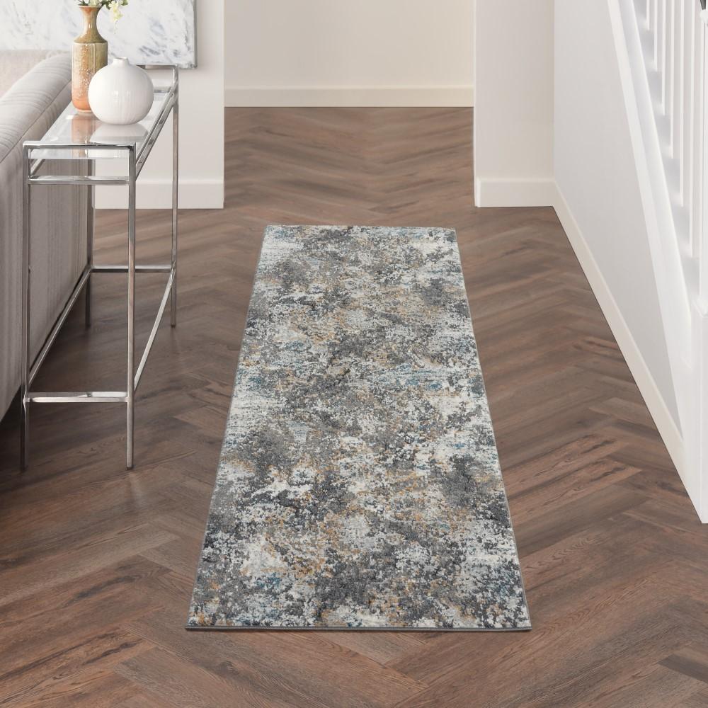Nourison - Tangra 22in x 76in Bone Multi Area Rug - TNR01-99446782533_CLOSEOUT veiw 2