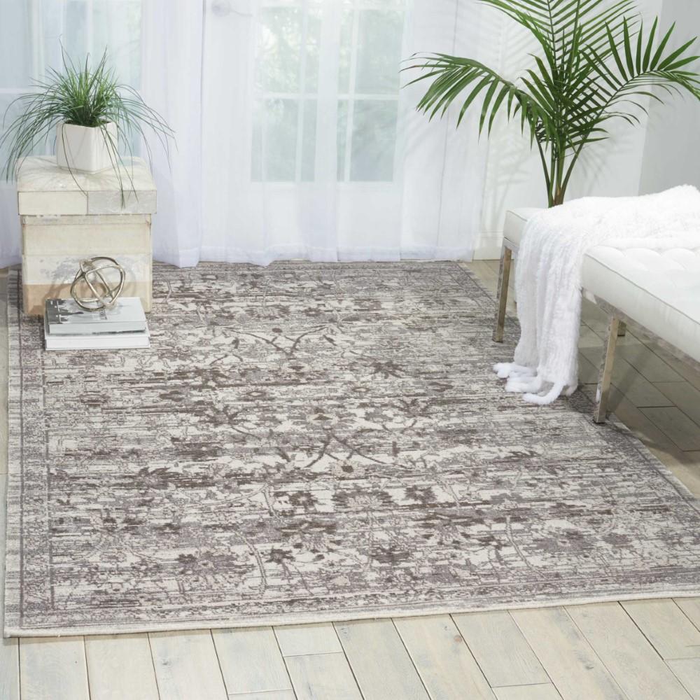 Nourison - Twilight TWI01 Grey 86in x 116in Oversized Rug - TWI01-99446291431 veiw 3