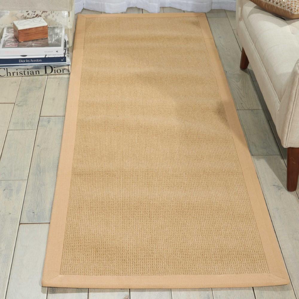 Nourison - Sisal Soft SSF04 Beige 26in x 8 Hallway Rug - SSF04-99446142610 veiw 2