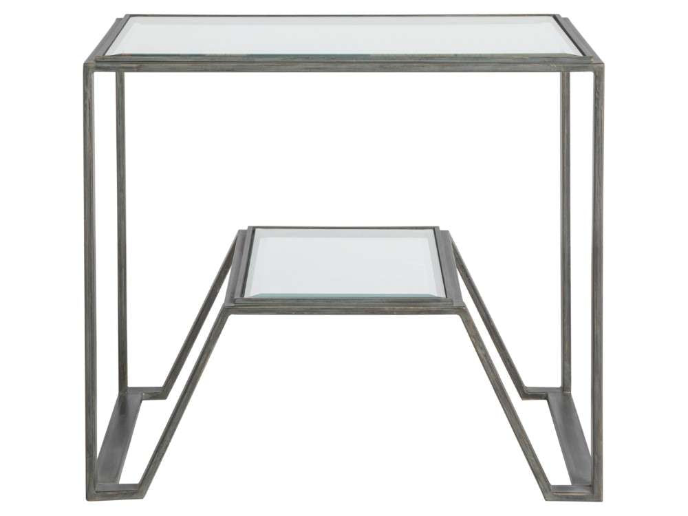 Artistica Home - Metal Designs Byron Rectangular End Table - St Laurent finish - 01-2230-955-44 veiw 2