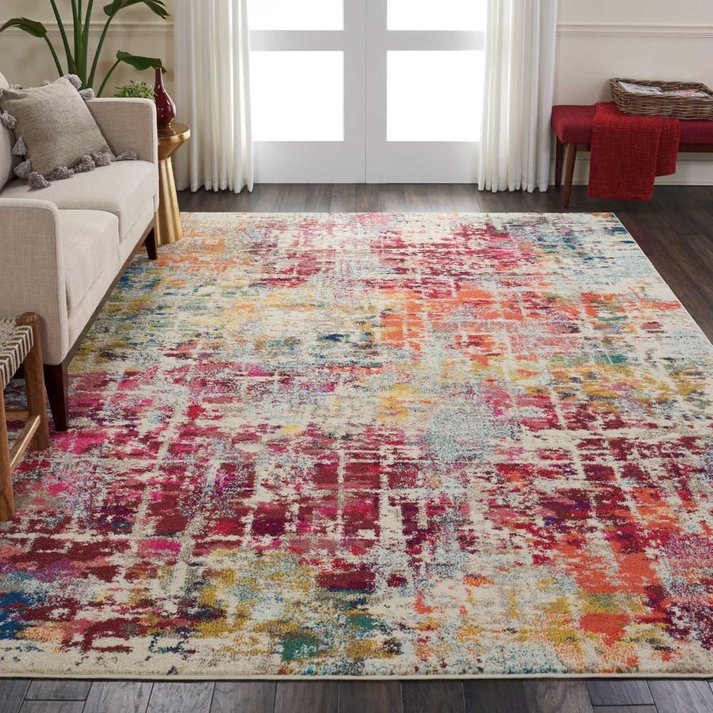 Nourison - Celestial CES13 Multicolor 710in x 106in Oversized Rug - CES13-99446462541 veiw 2