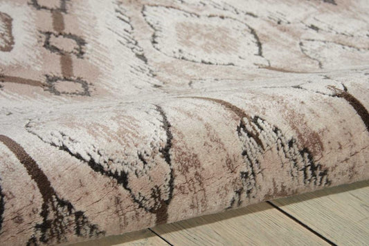 Nourison - Karma KRM02 Beige 53in x 74in Area Rug - KRM02-99446269096_CLOSEOUT veiw 2
