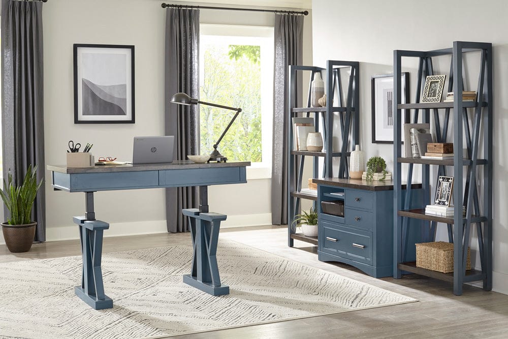 Parker House - Americana Modern Etagere Bookcase in Denim - AME330-DEN view 4