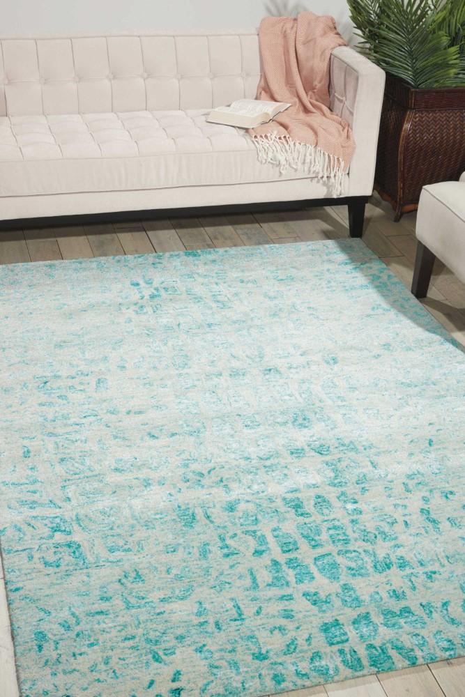 Nourison - Gemstone GEM06 Green 99in x 139in Rug - GEM06-99446289681_CLOSEOUT veiw 2