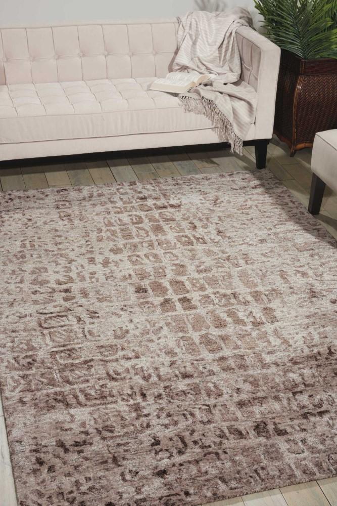Nourison - Gemstone GEM06 Grey 56in x 75in Area Rug - GEM06-99446289575_CLOSEOUT veiw 2