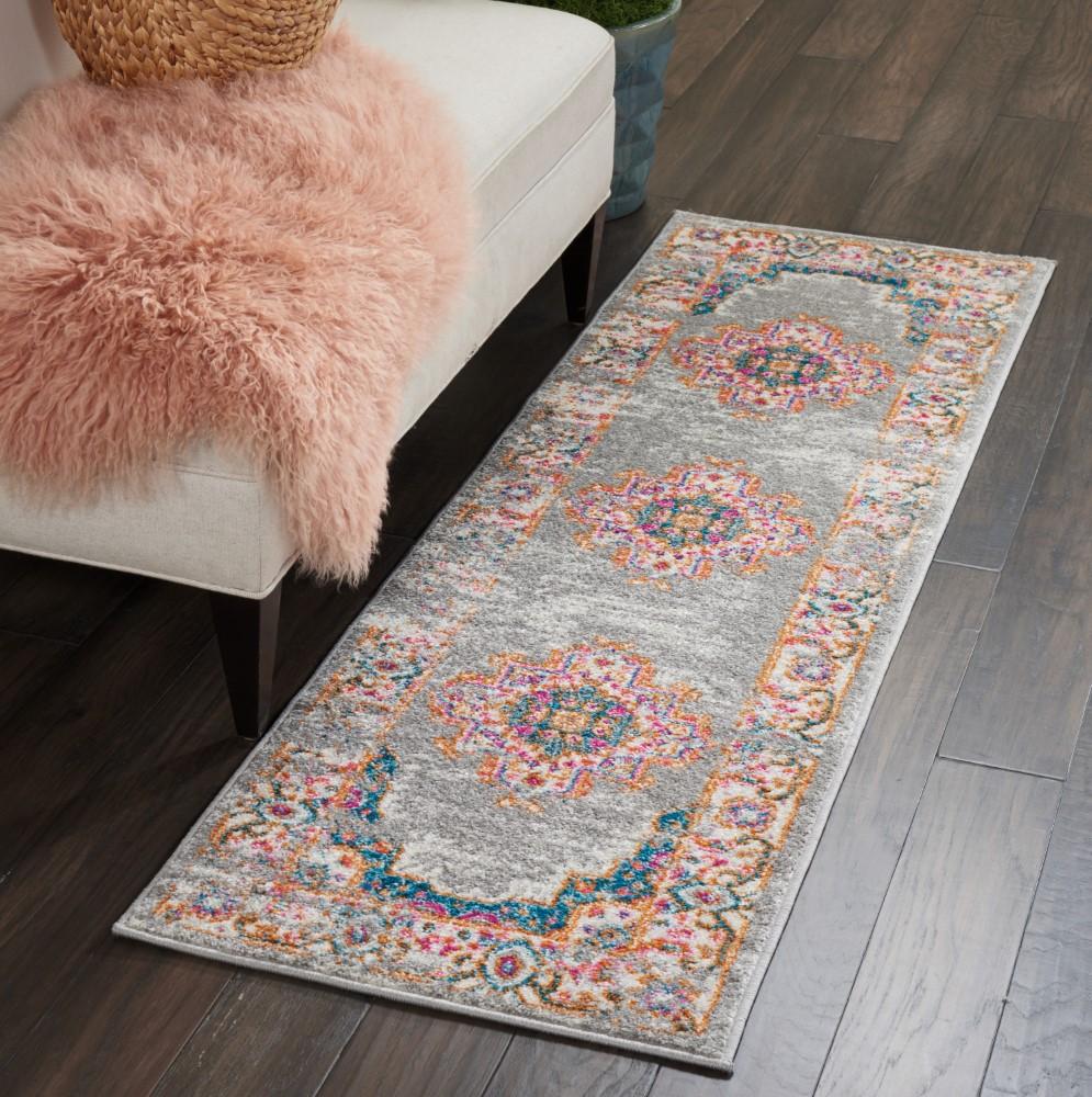 Nourison - Passion PSN03 Bone 110in x 6 Hallway Rug - PSN03-99446397799 veiw 2