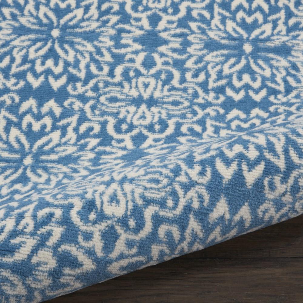 Nourison - Jubilant 2 x 4 Ivory Blue Transitional Area Rug - JUB06-99446478146 veiw 2