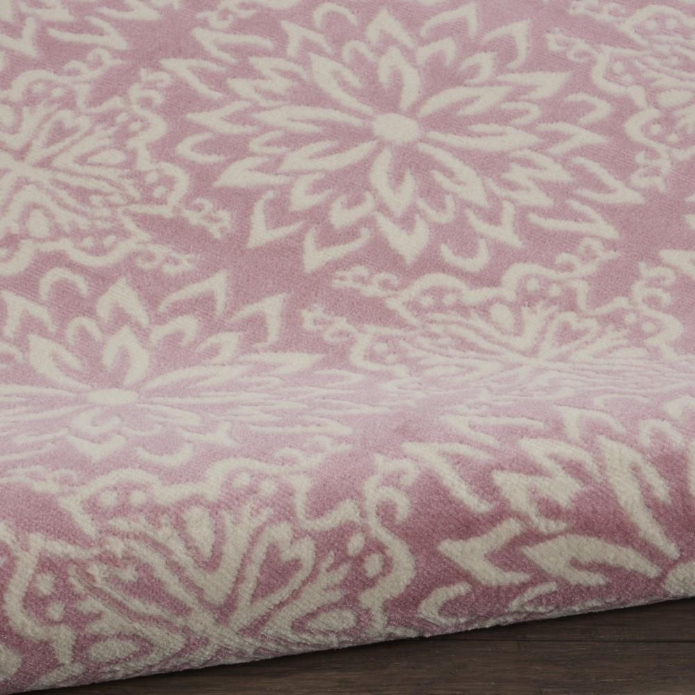 Nourison - Jubilant JUB06 Pink 53in x Round Beach Area Rug - JUB06-99446478542 veiw 2