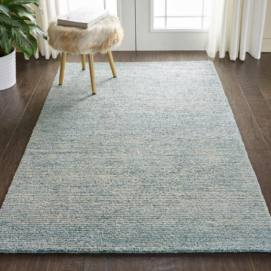 Nourison - Weston WES01 Light Blue 53in x 75in Contemporary Area Rug - WES01-99446008879 veiw 2