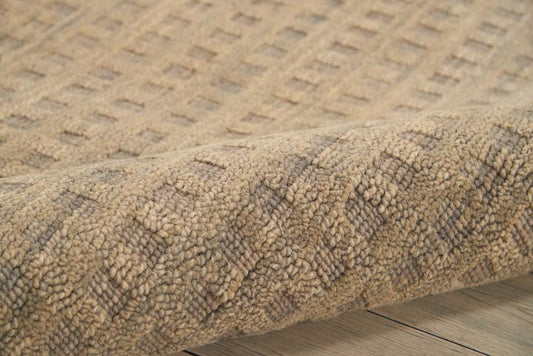 Nourison - Marana MNN01 Beige 8 x 106in Oversized Wool Rug - MNN01-99446400260 veiw 2
