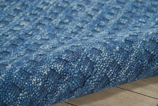 Nourison - Marana MNN01 Dark Blue 8 x 106in Oversized Wool Rug - MNN01-99446400710 veiw 2