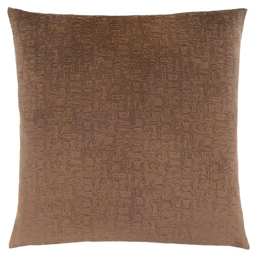 Monarch Specialties - Pillows, 18 X 18 Square, Insert Included, Decorative Throw, Accent, Sofa, Couch, Bedroom, Polyester, Hypoallergenic, Brown, Modern - I-9276 veiw 1