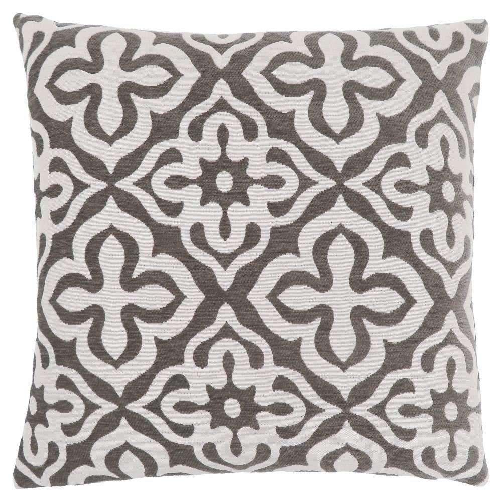 Monarch Specialties - Pillows, 18 X 18 Square, Insert Included, Decorative Throw, Accent, Sofa, Couch, Bedroom, Polyester, Hypoallergenic, Brown, Modern - I-9216 veiw 1