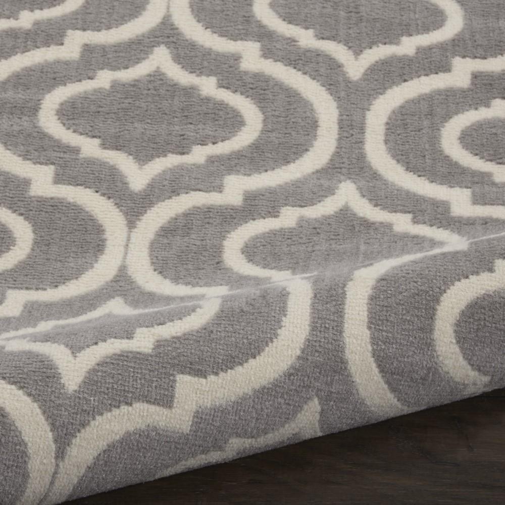 Nourison - Jubilant JUB19 Bone 23in x 73in Low-pile Hallway Rug - JUB19-99446479723 veiw 2