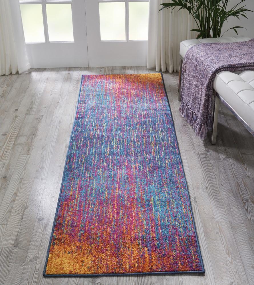 Nourison - Passion PSN09 Multicolor 22in x 10 Hallway Rug - PSN09-99446002976 veiw 2