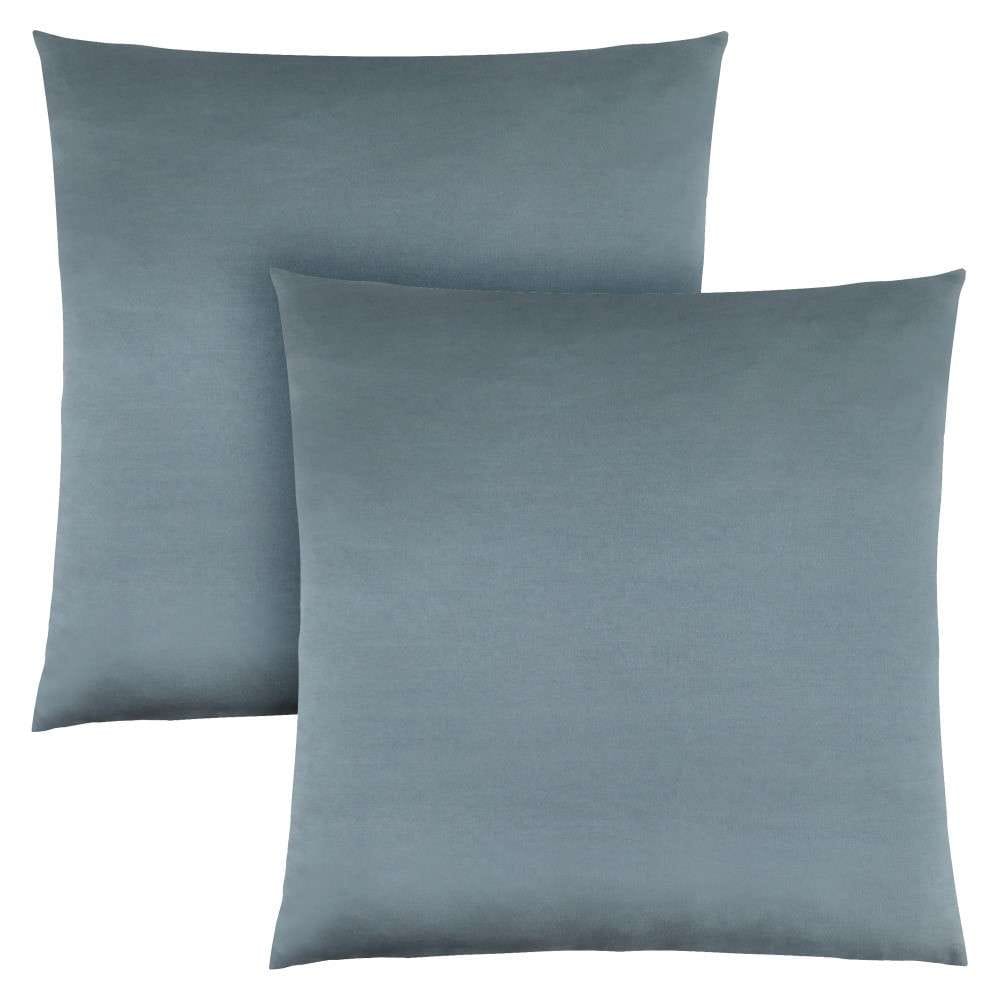Monarch Specialties - Pillows, (Set of 2) 18 X 18 Square, Insert Included, Decorative Throw, Accent, Sofa, Couch, Bedroom, Polyester, Hypoallergenic, Blue, Modern - I-9343 veiw 1